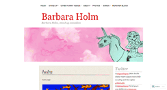 Desktop Screenshot of barbaraholm.com